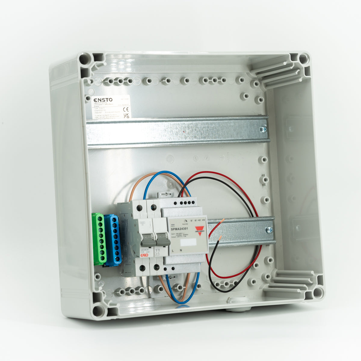 Enclosure with 24V transformer & switch, 300x300, IP65