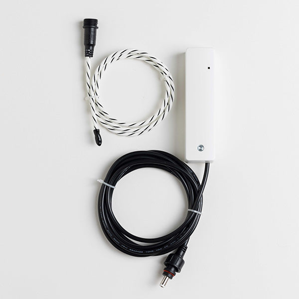 Water leakage detector with pre-mounted cable