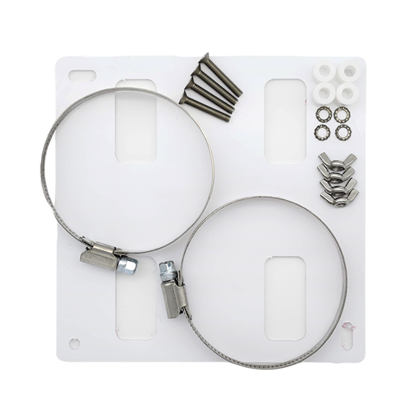 Mastmontageset voor repeater-/bridgebehuizing, inclusief band