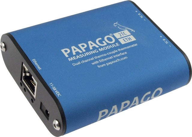 Papago K-type Ethernet temperature meter