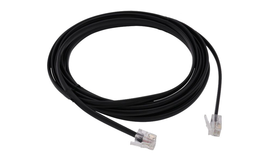 Kabel RJ12 male/RJ12 male, 1m
