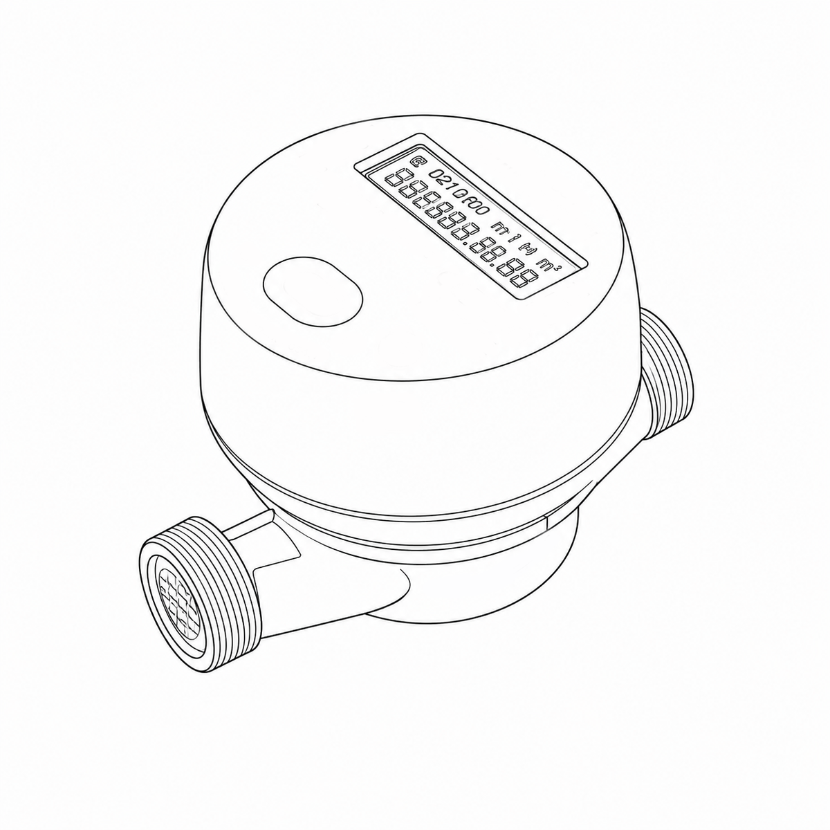 Watermeter - M-Bus / wM-Bus / LoRa - Overige afmetingen